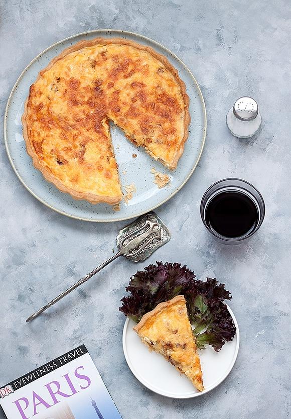 Quiche lorraine placek lotaryński