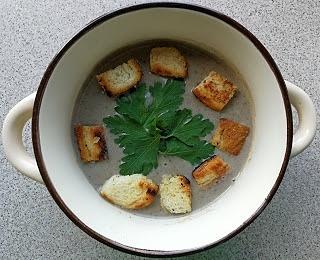 Zupa krem z pieczarek