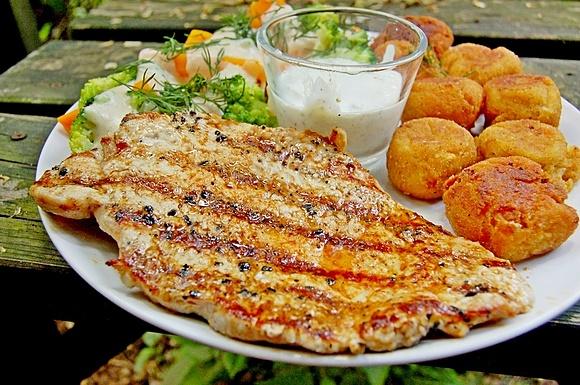 Soczysty grillowany schab z maślanki