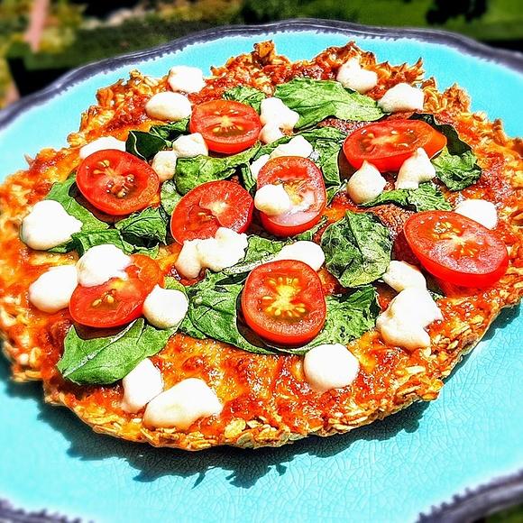 Zdrowa pizza owsiana