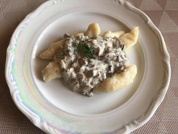 Sos pieczarkowo-śmietanowy