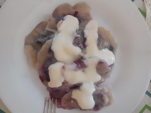 Pierogi z jagodami