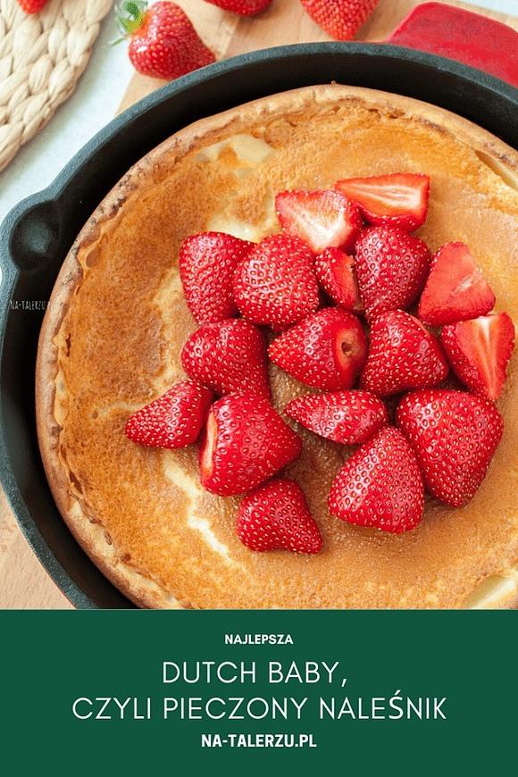 Dutch baby z truskawkami