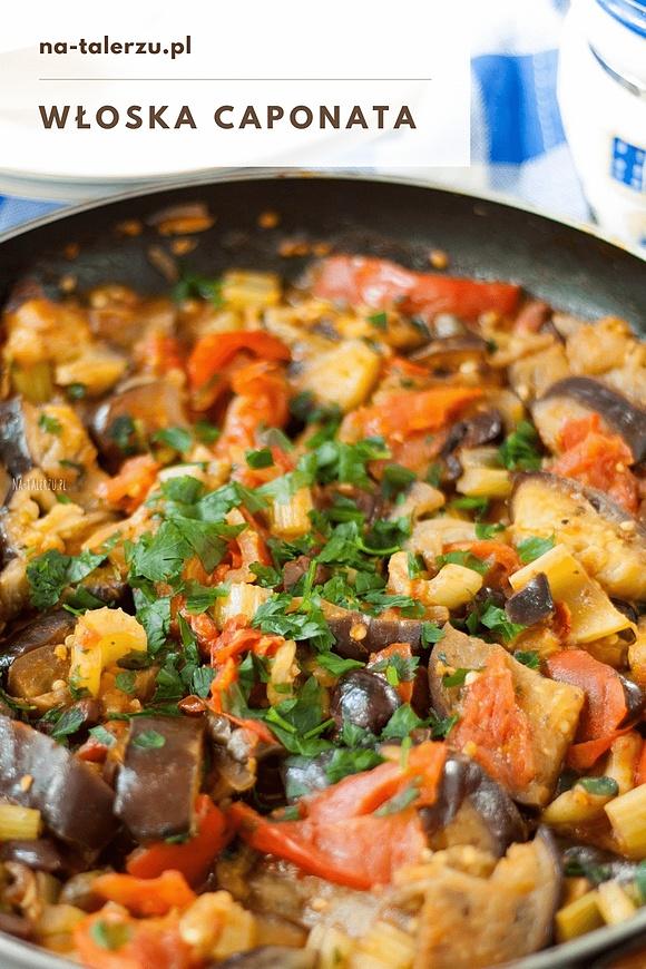 Caponata z bakłażana - kuchnia włoska
