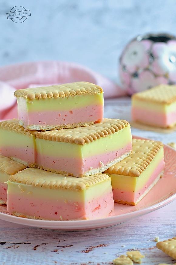 Pastelowe ciasto z serka homogenizowanego bez pieczenia
