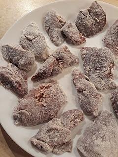 Wątróbka z czerwoną porzeczką