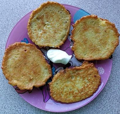 Placki ziemniaczane z cukinią
