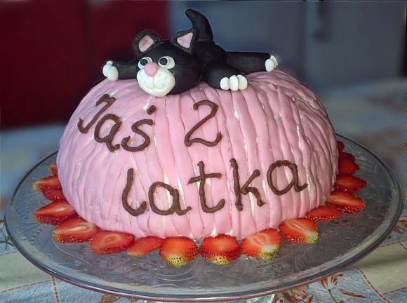 Tort Kłębek Włóczki