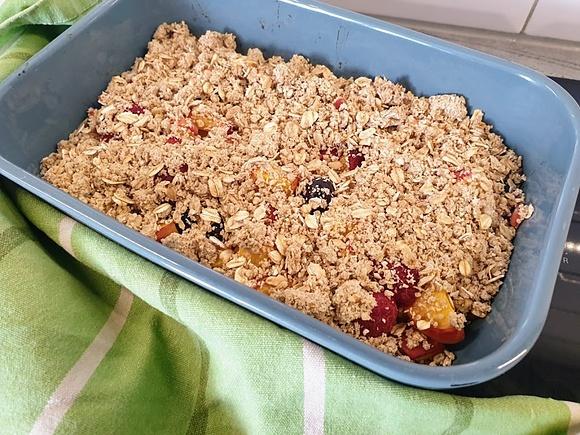 Owsiane crumble