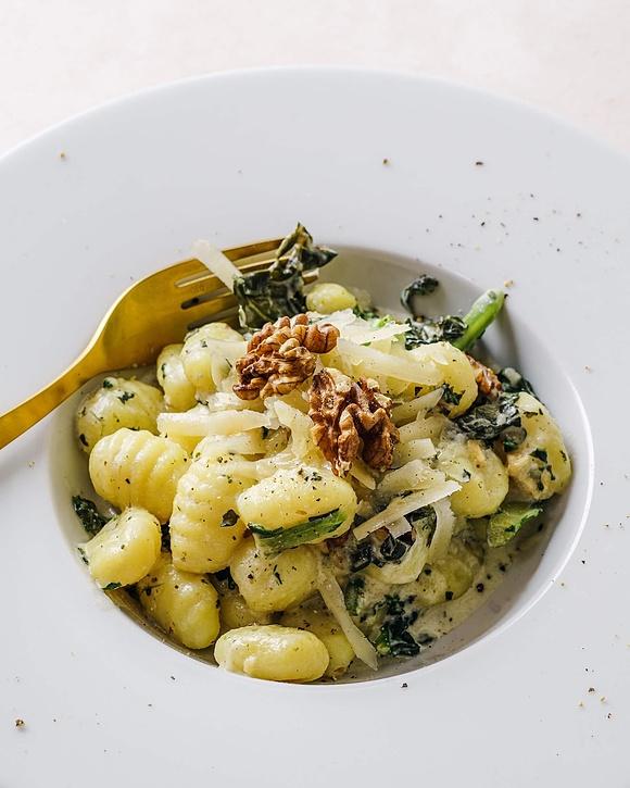 Kluseczki gnocchi w sosie serowym szybki obiad