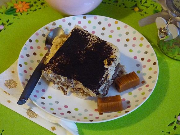 Kajmakowe tiramisu