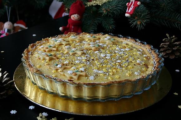 Świąteczny sernik z mascarpone o smaku chałwy