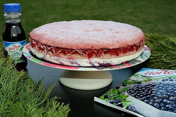 Wybuchowa panna cotta jagodowo-czekoladowa z pianką z czarnej porzeczki