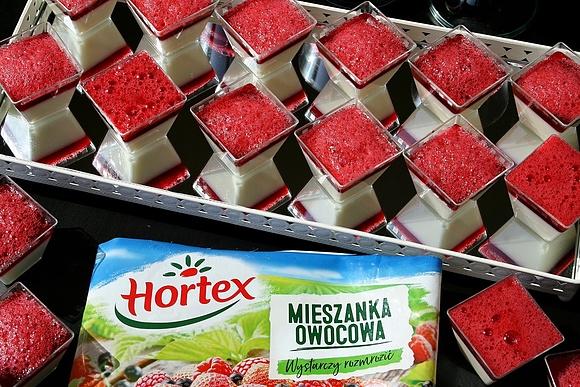 Panacotta z galaretką z polskich owoców