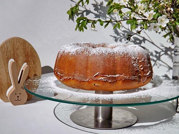 Drożdżowa baba z bakaliami na oleju rzepakowym