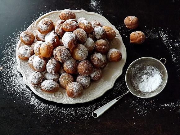 Mini pączki kolorowe