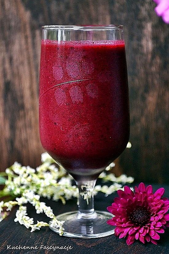 Smoothie z aronii i malin