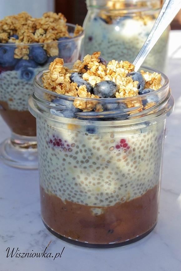 Bananowy deser chia