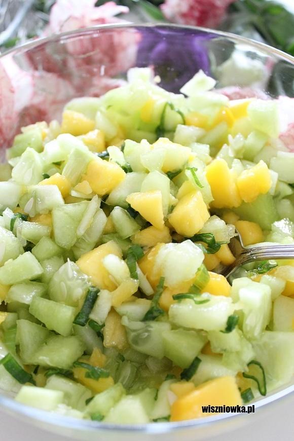 Salsa mango melon