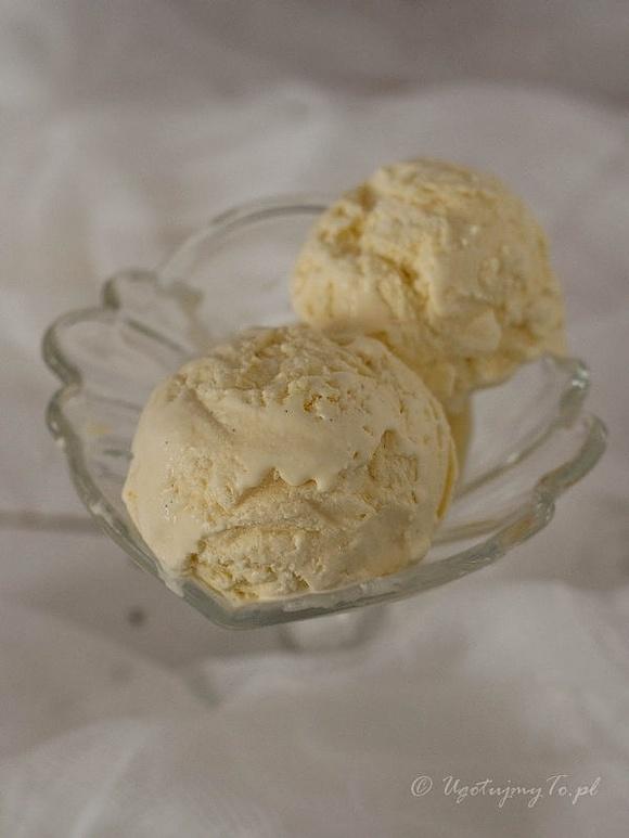 Domowe lody waniliowe bez maszynki i mieszania