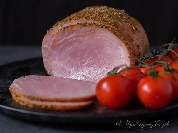 Szynka pieczona miodowa z pomarańczami