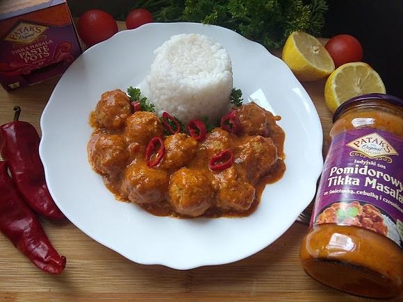 Aromatyczne klopsiki Tikka Masala