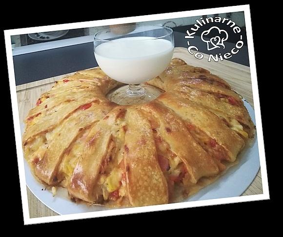 Roladowa pizza hawajska