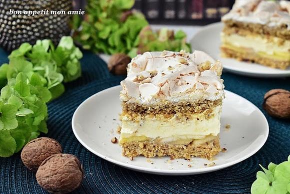 Orzechowe ciasto Pychotka - smaczny deser