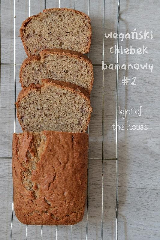 Wegański chlebek bananowy