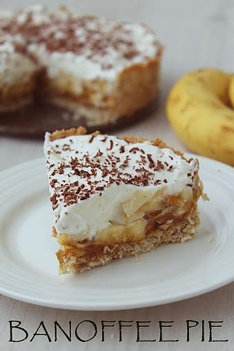 Ciasto bananowe banoffee