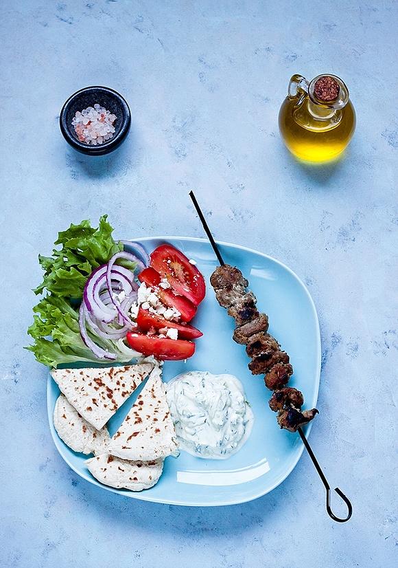 Souvlaki greckie szaszłyki