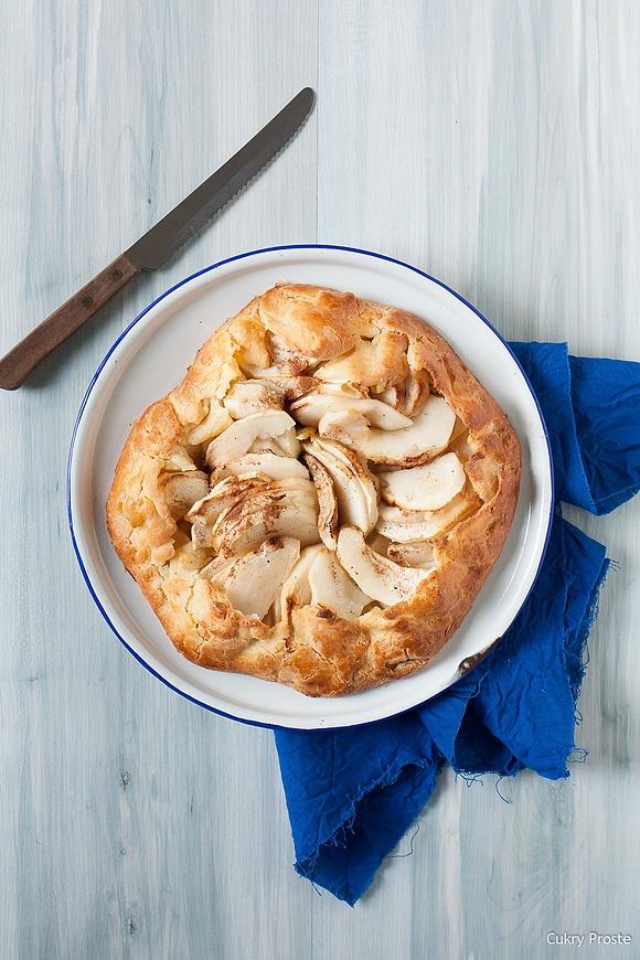 Galette z jabłkami