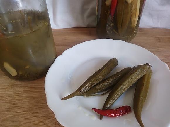 Kiszone okra na zimę
