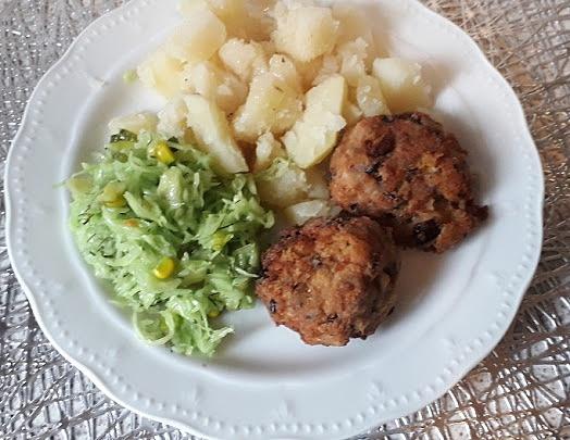 Kotlety z czerwonej fasoli i ciecierzycy