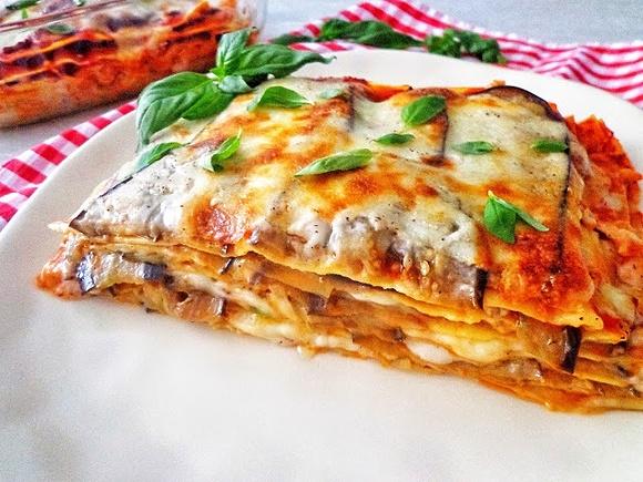 Lasagne parmigiana z bakłażanem