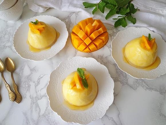 Panna cotta z mango