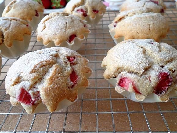 Muffiny z truskawkami