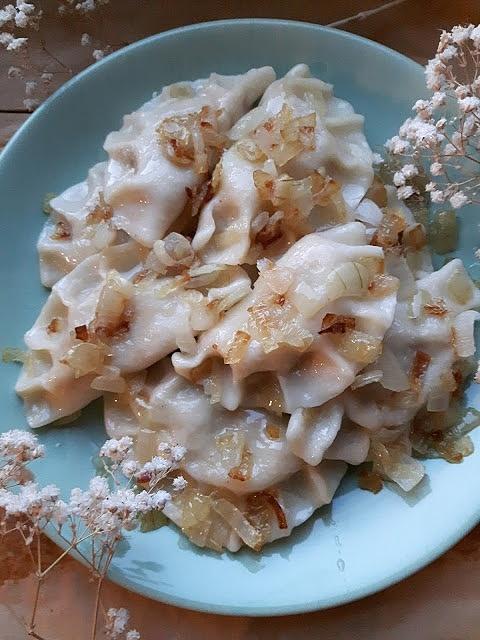 Pierogi ruskie wegańskie bez tofu