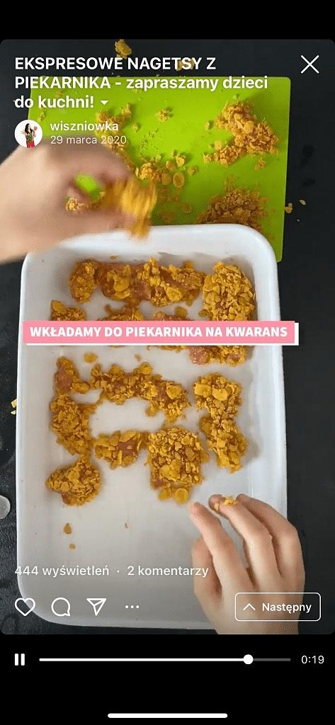 Pieczone nuggetsy z kurczaka