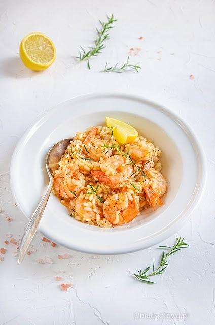 Risotto z krewetkami