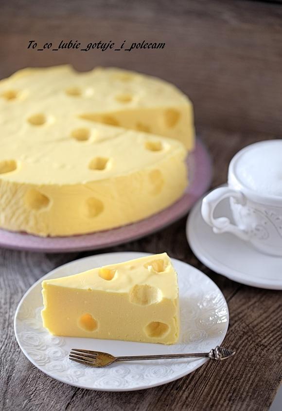 Ciasto jogurtowe bez pieczenia z mango
