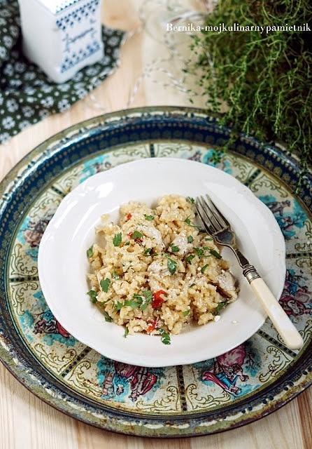 Risotto ze schabem i chilli