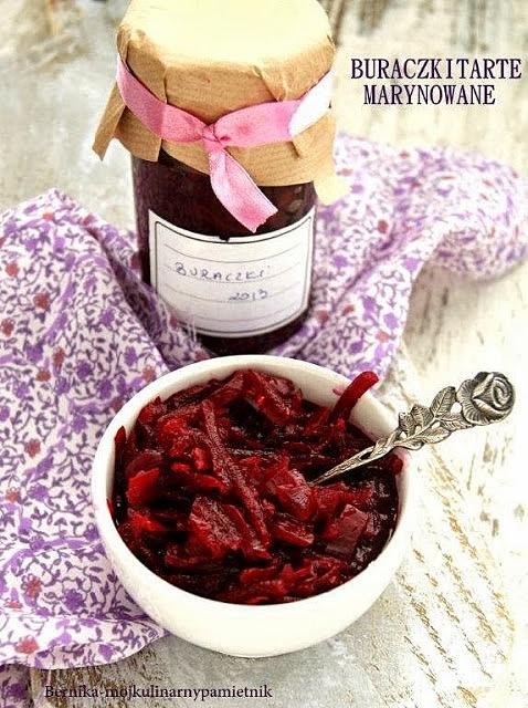 Buraki tarte marynowane