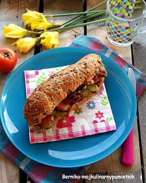 Kanapka z kurczakiem teriyaki jak z Subway