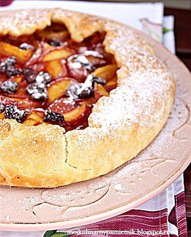Galette z brzoskwiniami