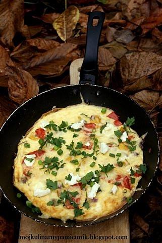 Szybka frittata z dynią i tym, na co akurat mamy ochotę