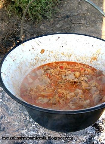 Gulasz seklerski z kociołka - pożegnanie lata