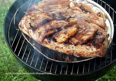 Schab w ziołowej marynacie z grilla