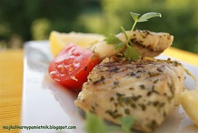 Grillowany dorsz z pietruszkowym pesto