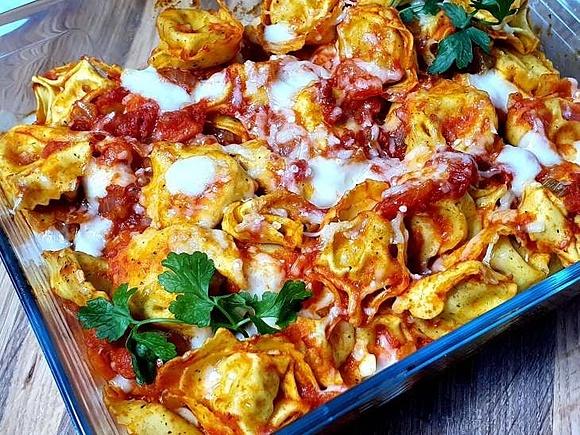 Zapiekanka z tortellini - szybki i łatwy obiad